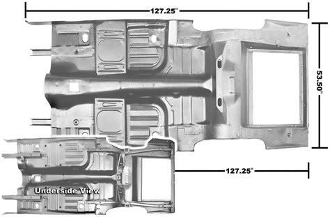 1969 mach 1 sheet metal trunk floor|1965.